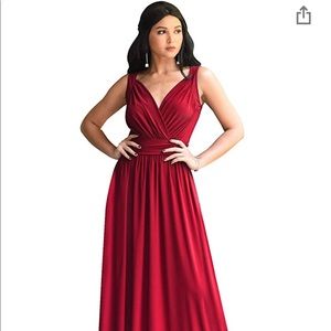 Red Bridesmaids dress
